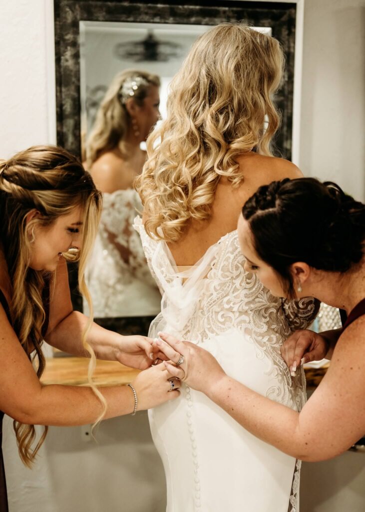 bride-getting-ready-for-christmas-wedding-in-fort-myers-florida